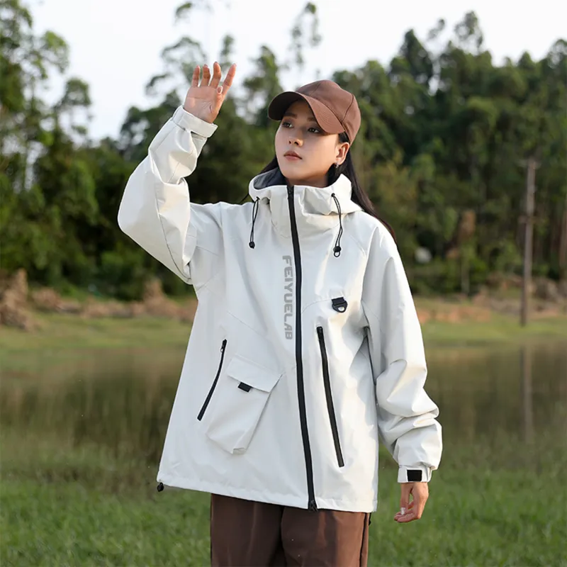 Feiyue Water Resistant Windproof UV Protection Water Repellent Windbreaker Jacket Unisex-8