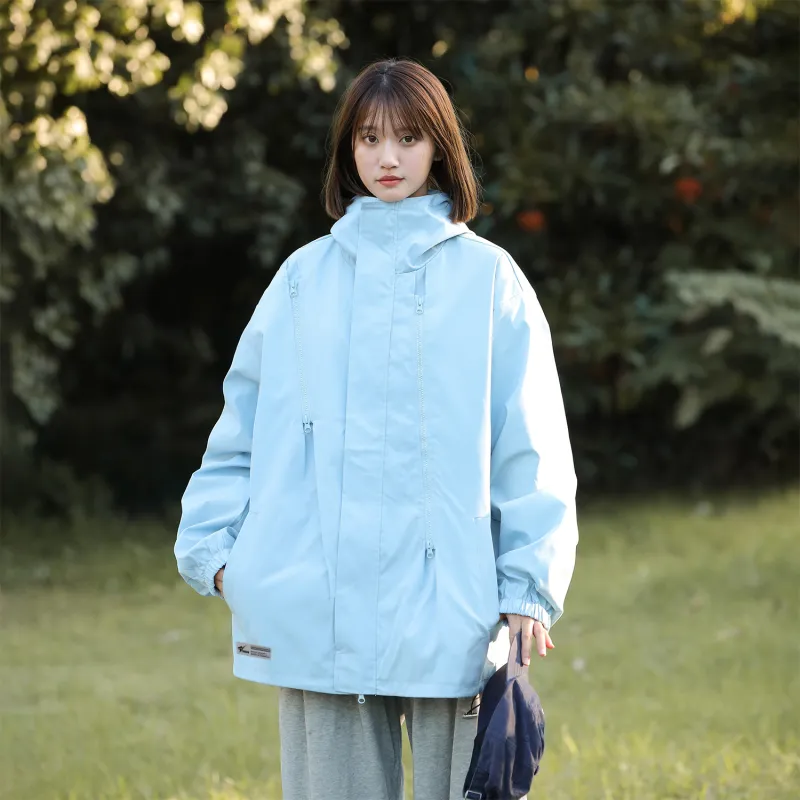 Feiyue Water-Resistant Windproof And Water-Repellent Windbreaker Jacket Unisex-6