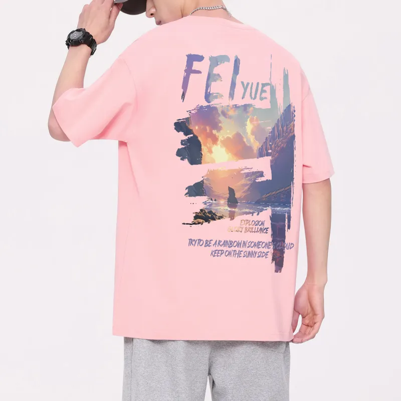 Feiyue Short Sleeved T Shirts Unisex-10