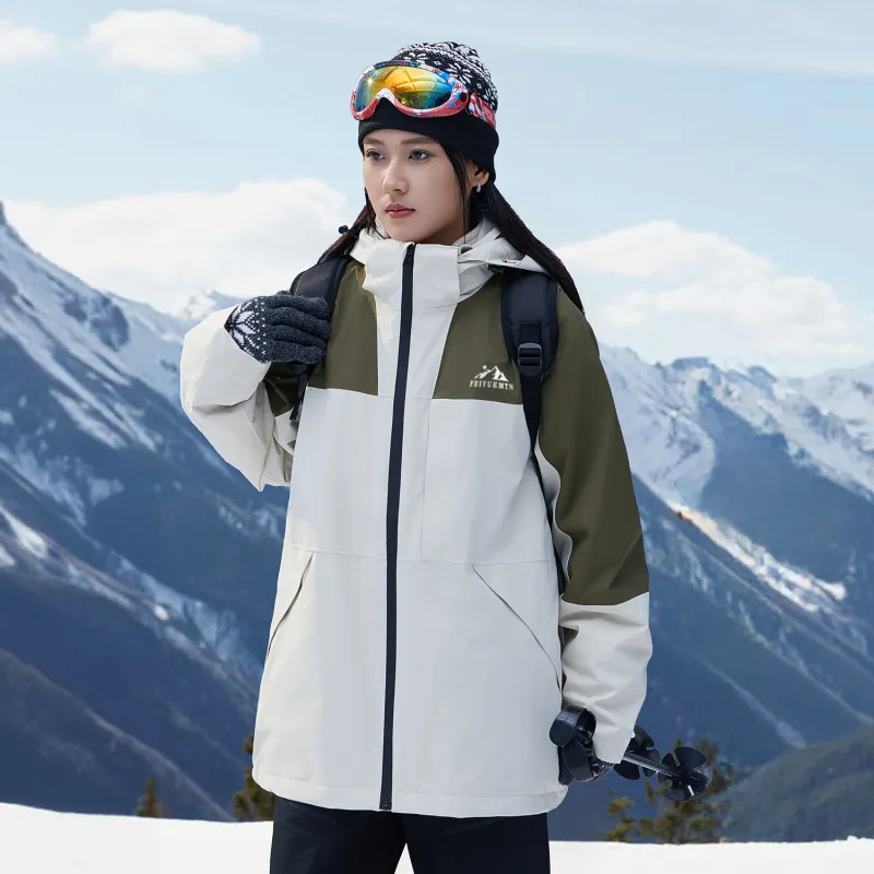 Feiyue Water-Resistant Windproof Warm Water-Repellent Cold-Resistant Windbreaker Jacket Unisex-10
