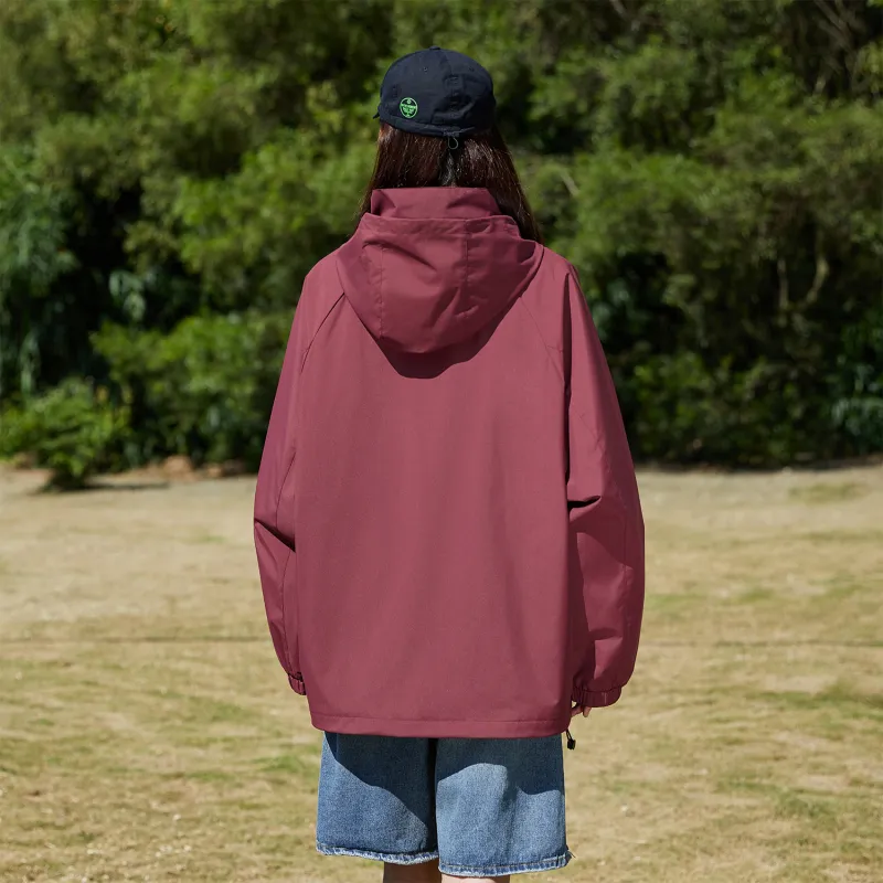 Feiyue Water-Resistant Windproof Warm Water-Repellent Windbreaker Jacket Unisex-7