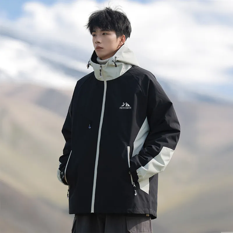 Feiyue Windproof Warm Cold-Resistant Windbreaker Jacket Unisex-3
