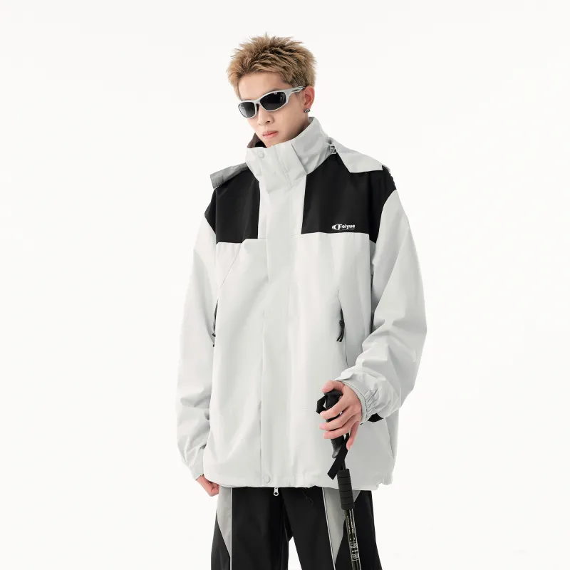 Feiyue Waterproof And Windproof To Keep Warm Windbreaker Jacket Unisex-8