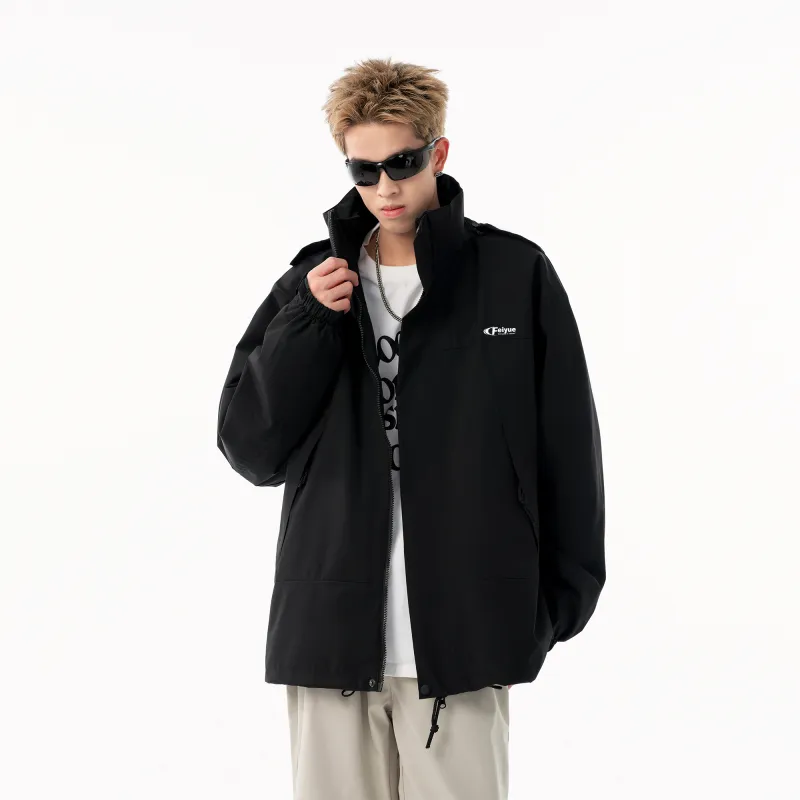 Feiyue Waterproof And Windproof To Keep Warm Windbreaker Jacket Unisex-22
