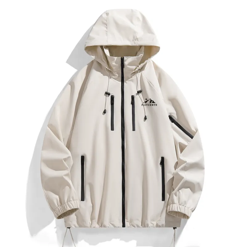 Feiyue Water-Resistant Windproof Warm Water-Repellent Windbreaker Jacket Unisex-13