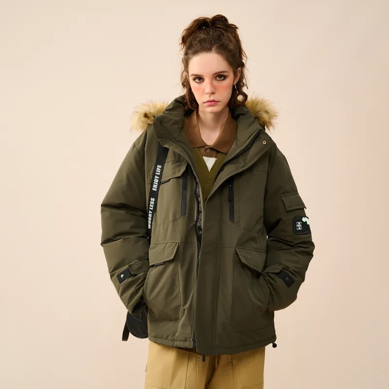 Feiyue Parka Coats Unisex-18