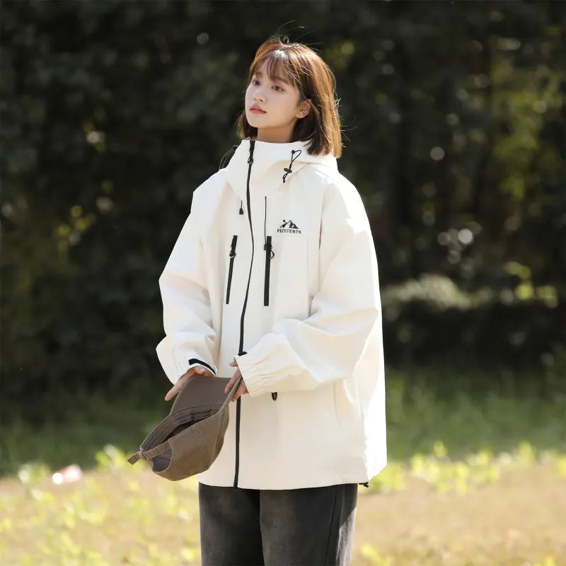 Feiyue Water-Resistant Windproof Warm Water-Repellent Windbreaker Jacket Unisex-37