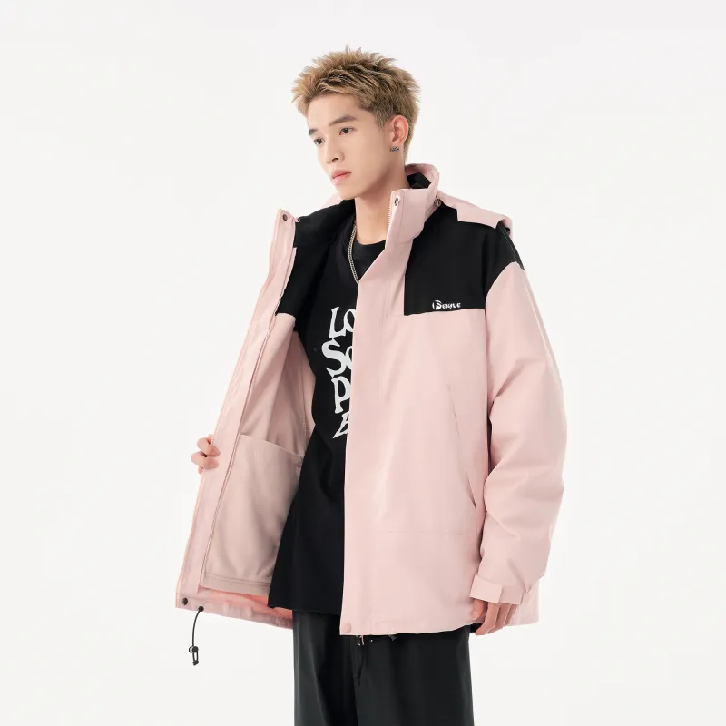 Feiyue Water Resistant Windproof Warm Cold Resistant Windbreaker Jacket Unisex-38