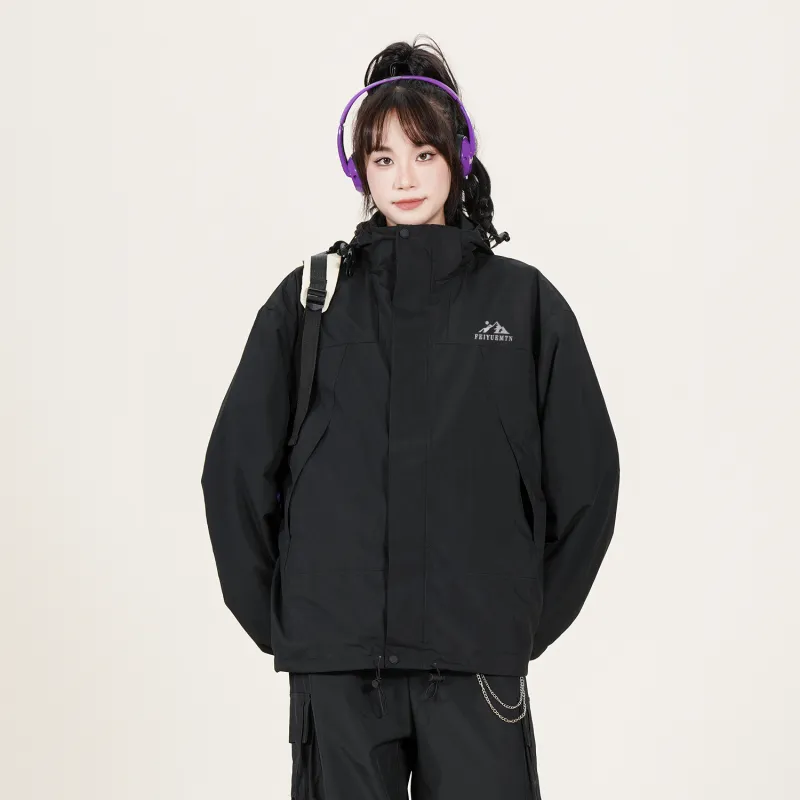 Feiyue Water-Resistant Windproof Warm Water-Repellent Windbreaker Jacket Unisex-38