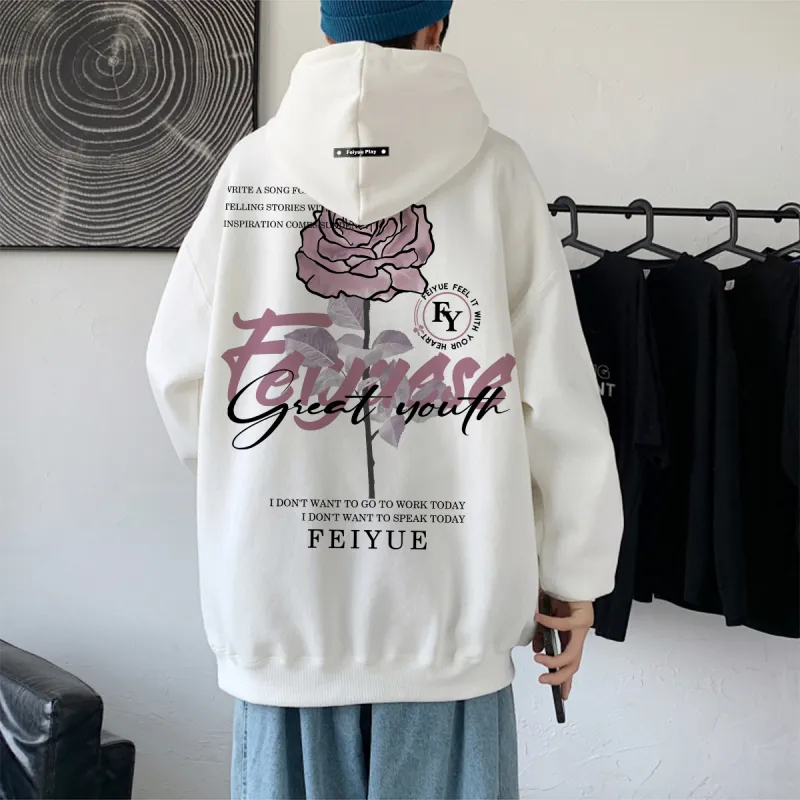 Feiyue Sweatshirt Autumn And Winter Season Unisex-3