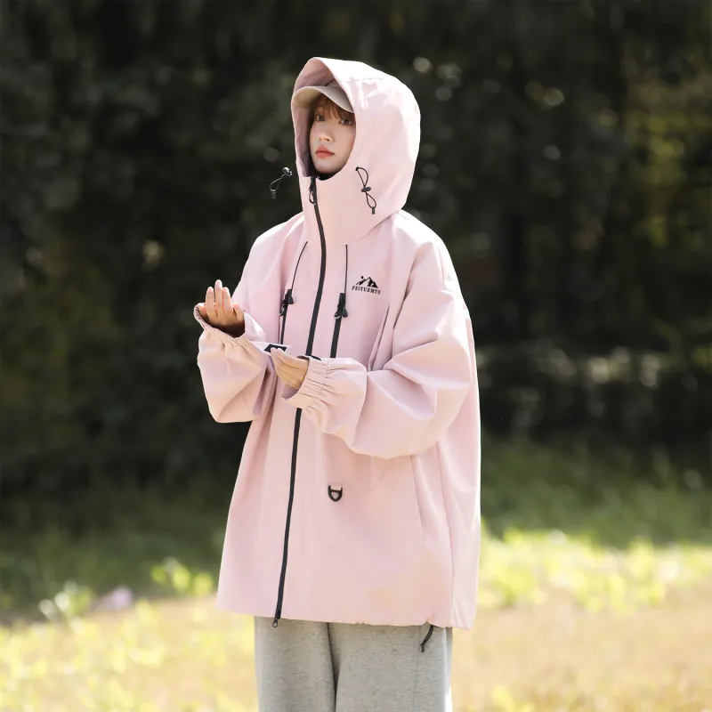 Feiyue Water-Resistant Windproof Warm Water-Repellent Windbreaker Jacket Unisex-12