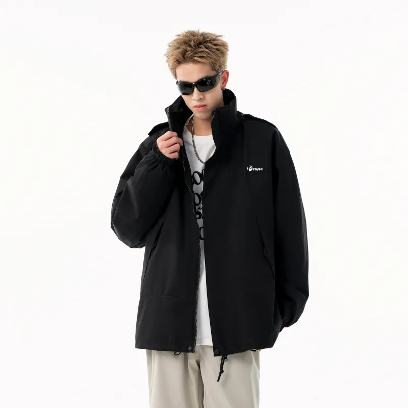 Feiyue Water Resistant Windproof Warm Cold Resistant Windbreaker Jacket Unisex-28
