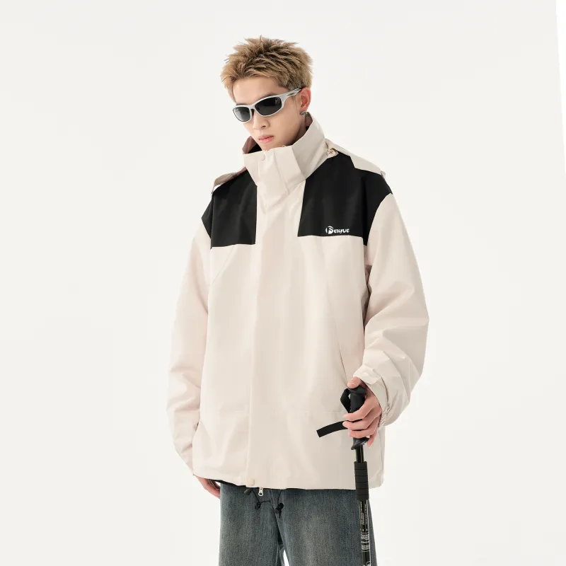 Feiyue Water Resistant Windproof Warm Cold Resistant Windbreaker Jacket Unisex-13