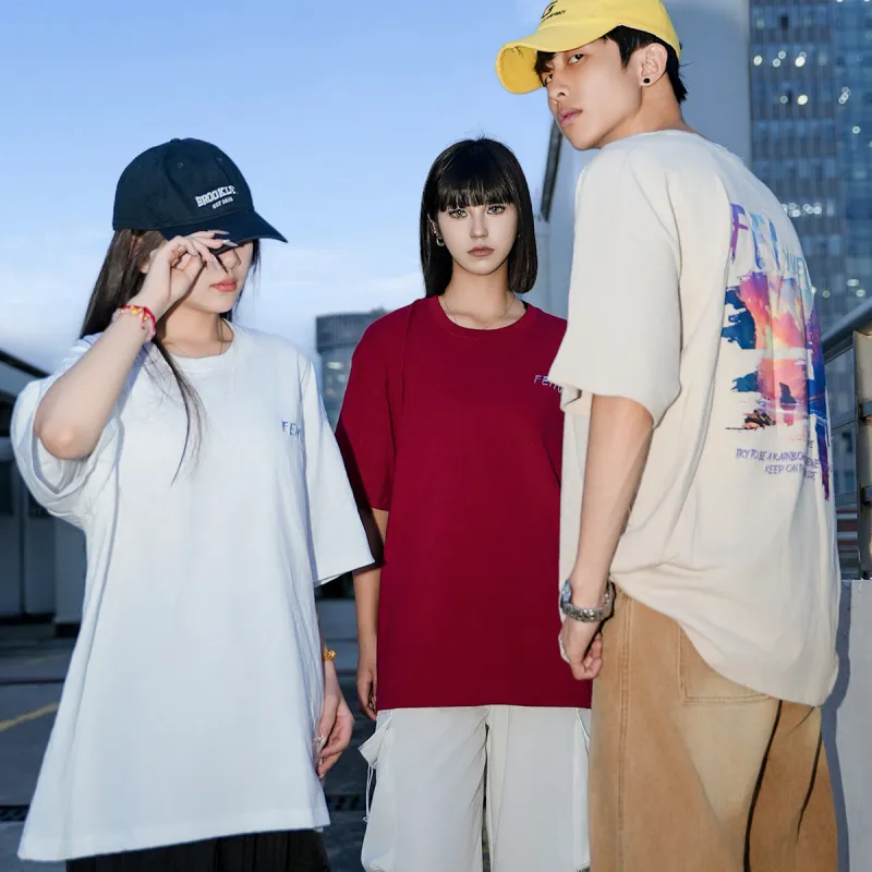 Feiyue Short Sleeved T Shirts Unisex-29