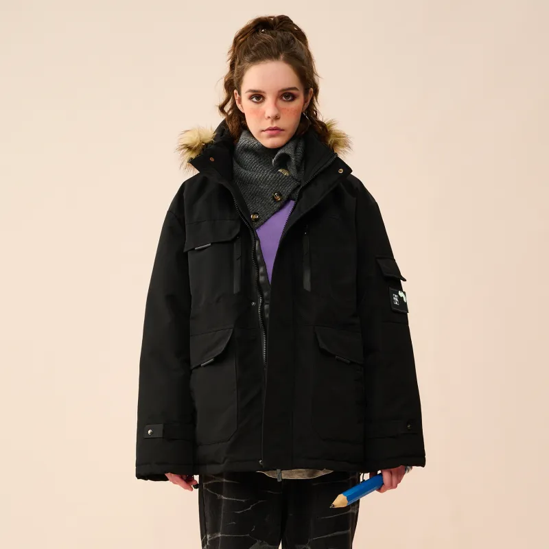 Feiyue Parka Coats Unisex-5