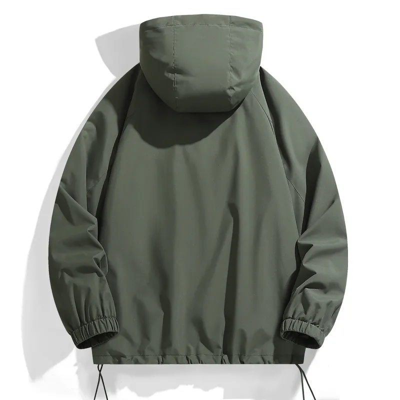Feiyue Water-Resistant Windproof Warm Water-Repellent Windbreaker Jacket Unisex-10