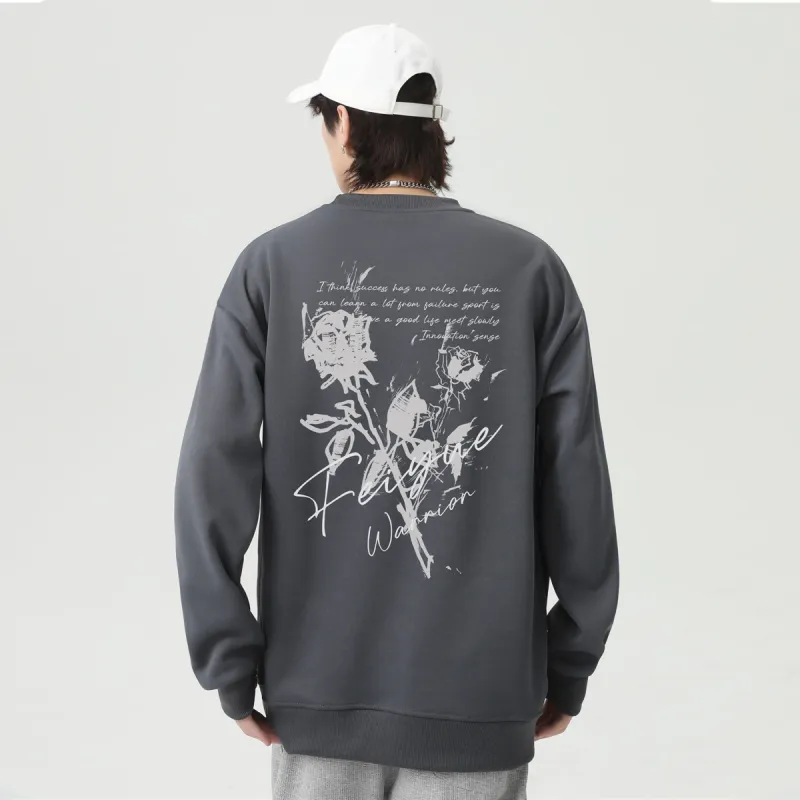 Feiyue Crew Neck Sweatshirt Without Hood Unisex-49