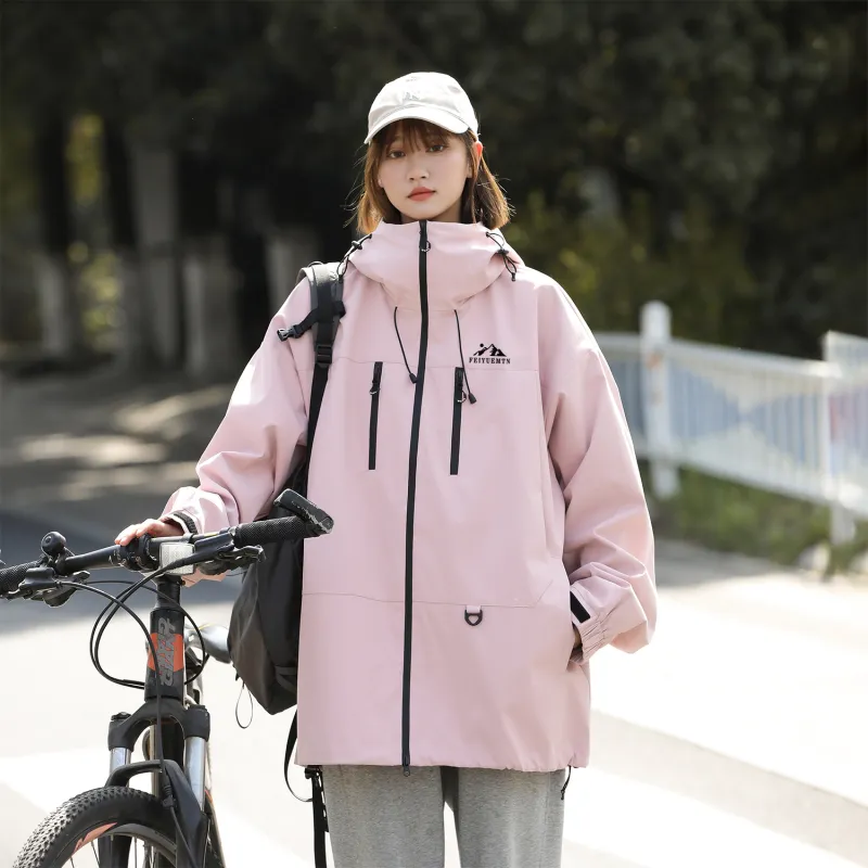 Feiyue Water-Resistant Windproof Warm Water-Repellent Windbreaker Jacket Unisex-13