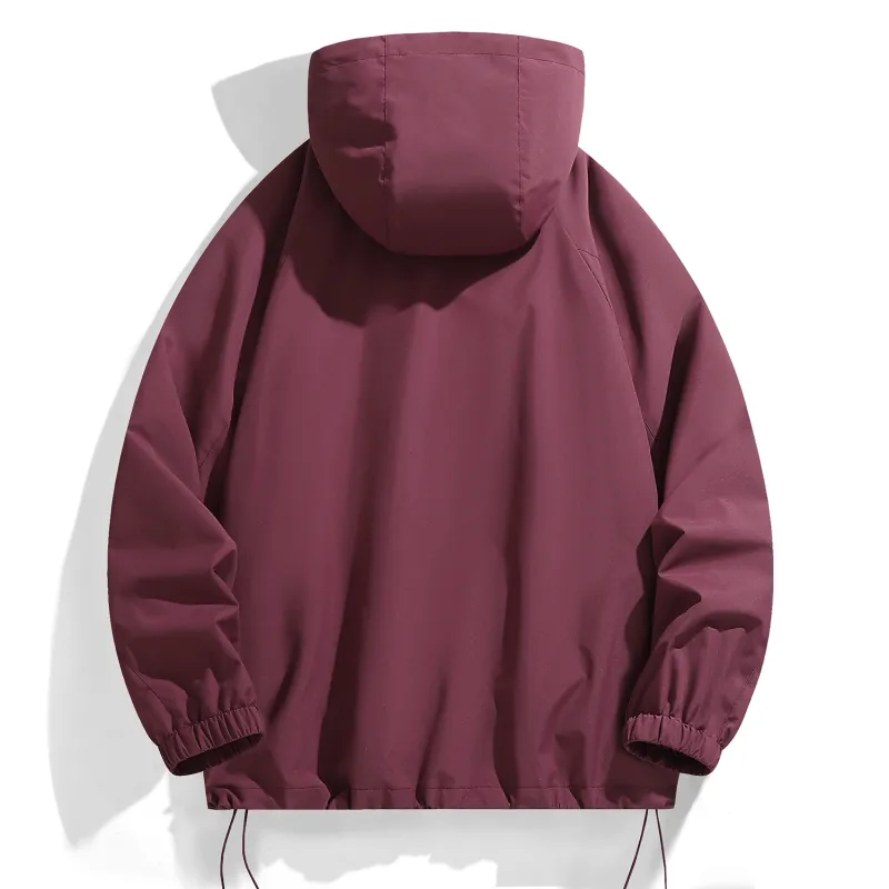 Feiyue Water-Resistant Windproof Warm Water-Repellent Windbreaker Jacket Unisex-22