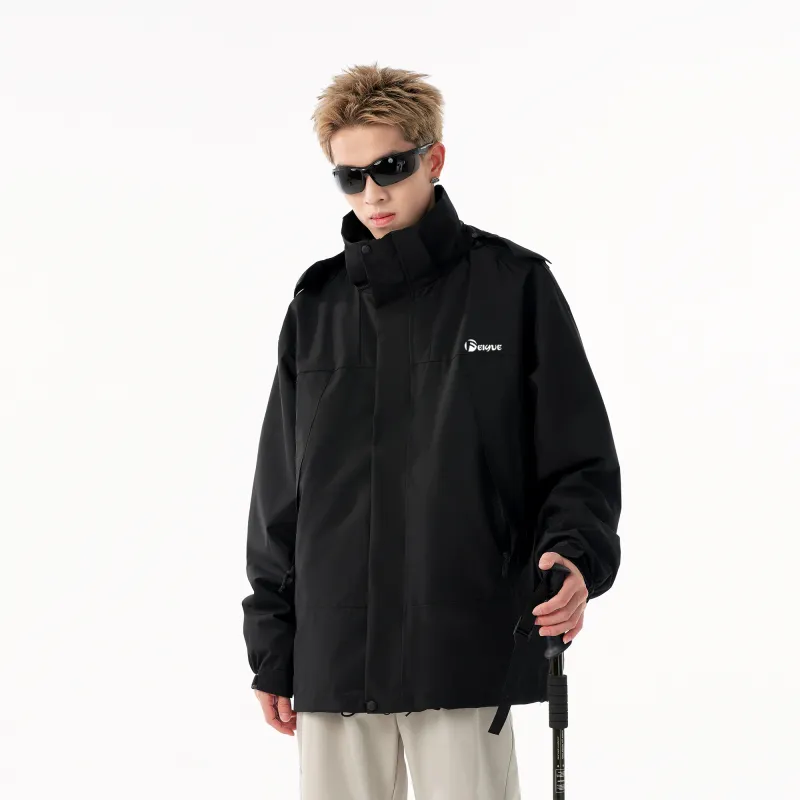 Feiyue Water Resistant Windproof Warm Cold Resistant Windbreaker Jacket Unisex-8