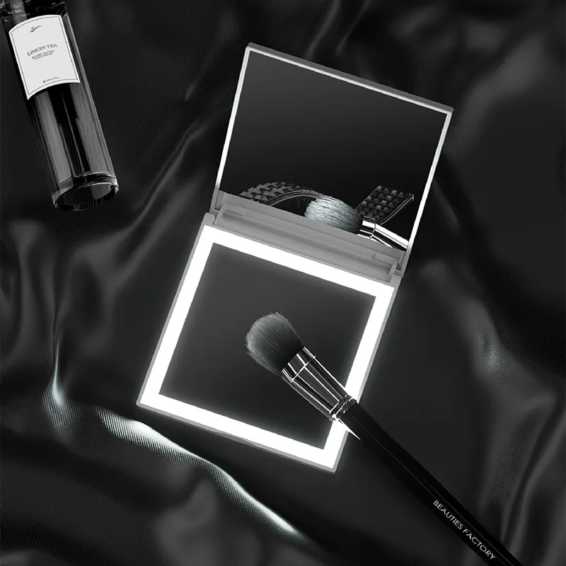 Tujia LED Fill Light Mirror Make up Tools Foldable-5