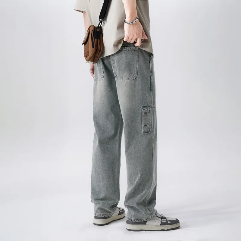 MAISON VINSON Jeans Unisex Vintage Blue-3