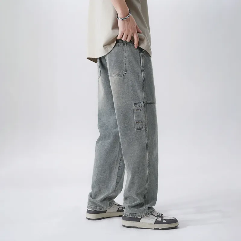 MAISON VINSON Jeans Unisex Vintage Blue-6