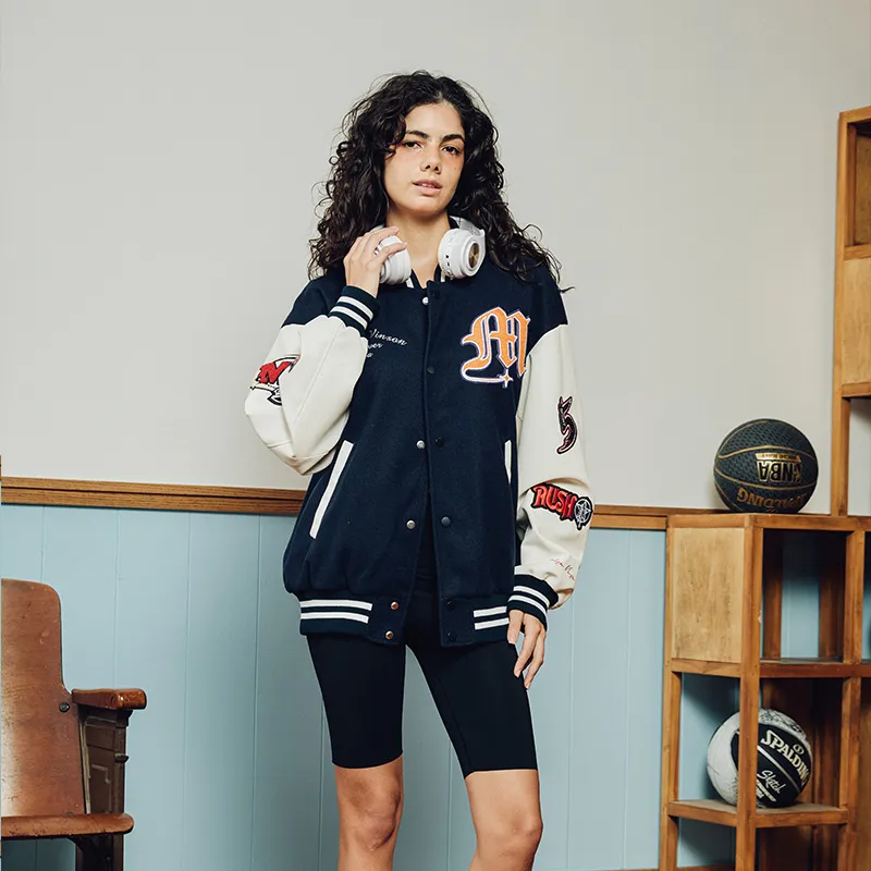 MAISON VINSON Baseball Jacket Unisex-7