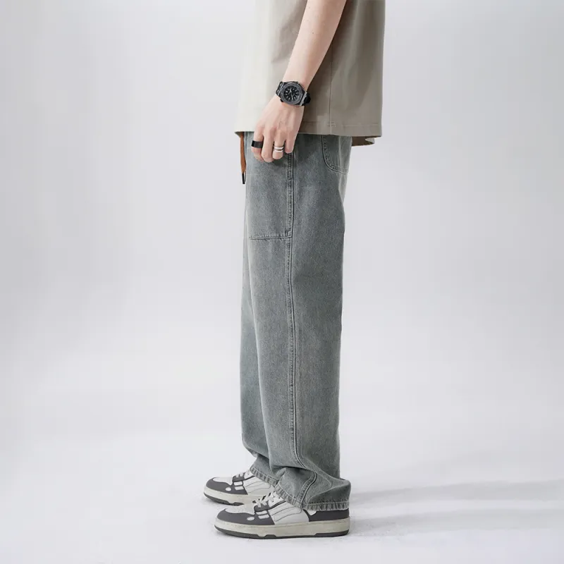 MAISON VINSON Jeans Unisex Vintage Blue-12