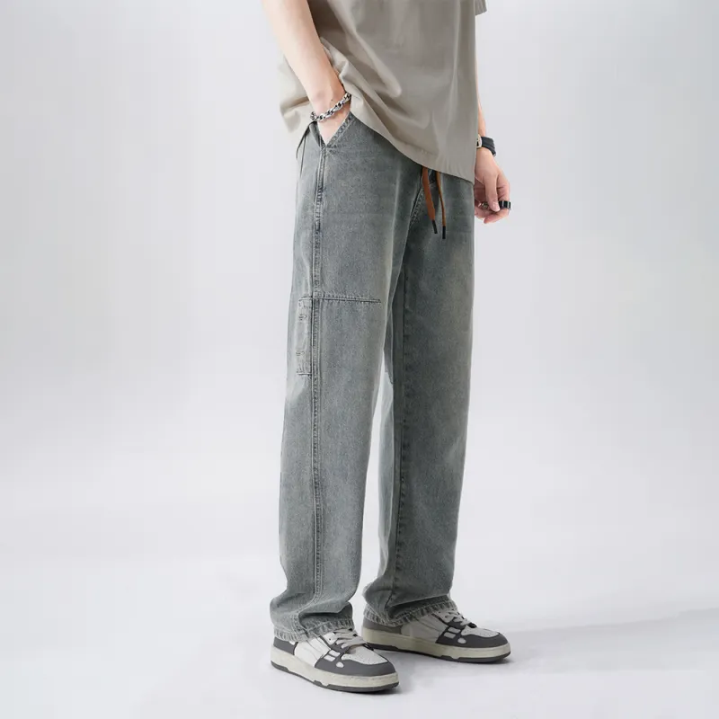 MAISON VINSON Jeans Unisex Vintage Blue-9