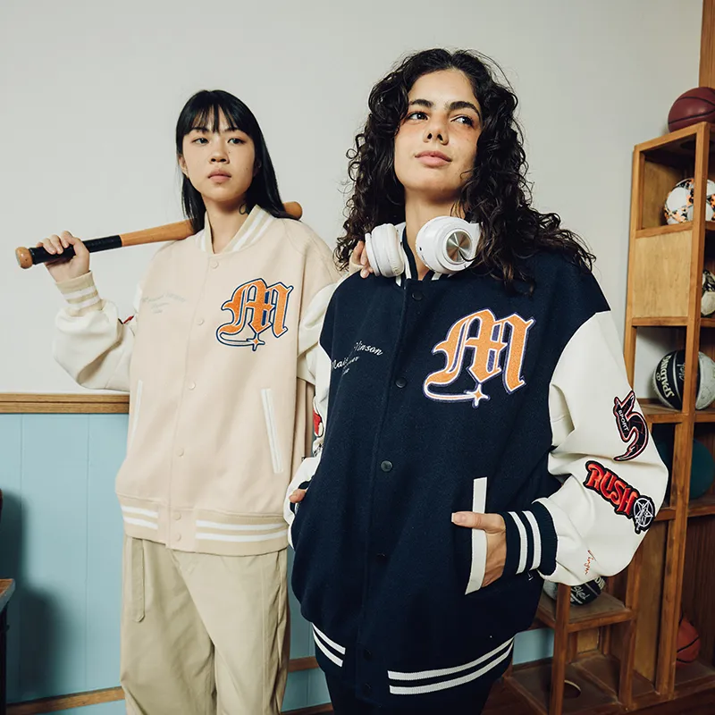 MAISON VINSON Baseball Jacket Unisex-6