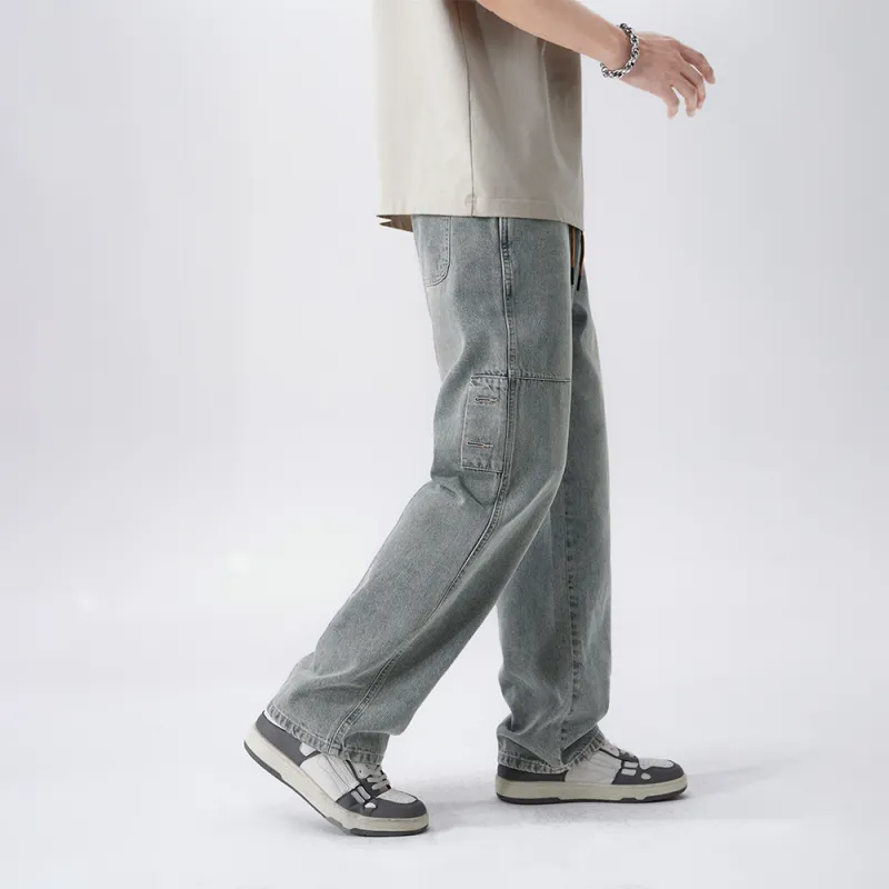 MAISON VINSON Jeans Unisex Vintage Blue-7