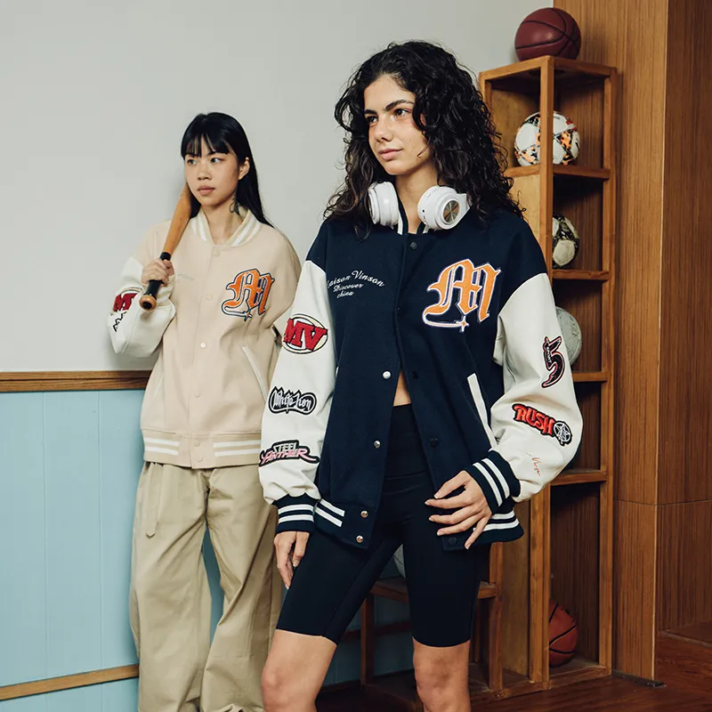 MAISON VINSON Baseball Jacket Unisex-12