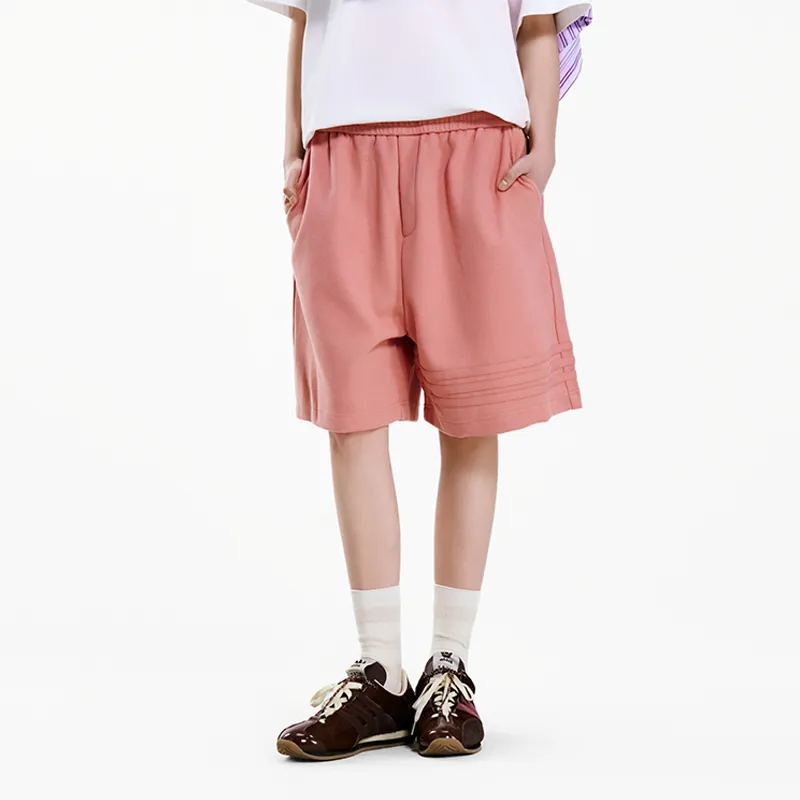 MAISON VINSON Solid Color Sports Casual Shorts Unisex-21