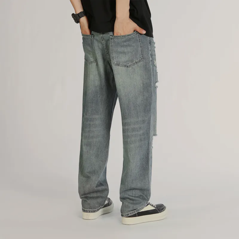 MAISON VINSON Jeans Unisex Washed Blue-3