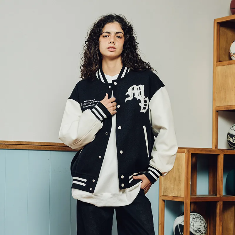 MAISON VINSON Baseball Jacket Unisex-2