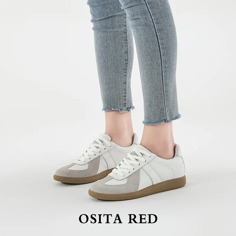 OSITA RED Wear-Resistant Low-Top Casual Shoes Women's Pink-7