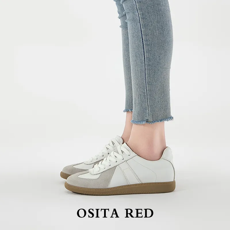 OSITA RED Wear-Resistant Low-Top Casual Shoes Women's Pink-9