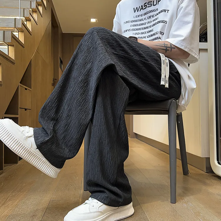 WOLF CODE Casual Pants Unisex Apricot-23