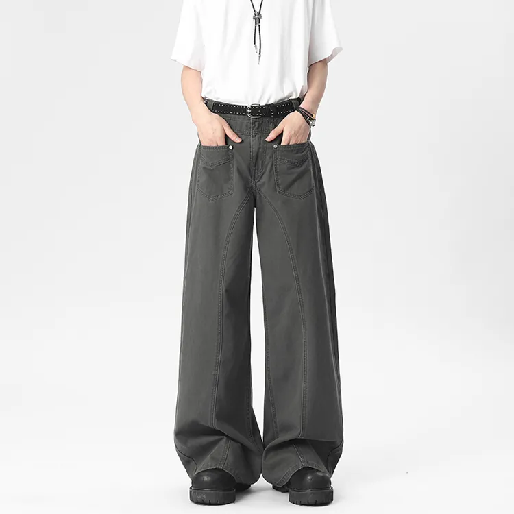WOLF CODE Cargo Pants Unisex Apricot-8