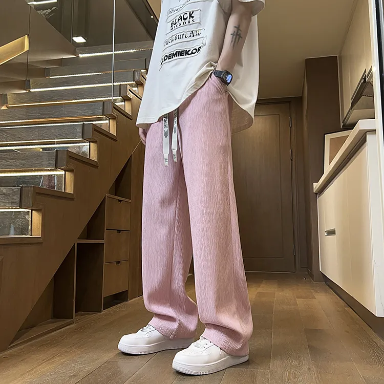 WOLF CODE Casual Pants Unisex Apricot-15
