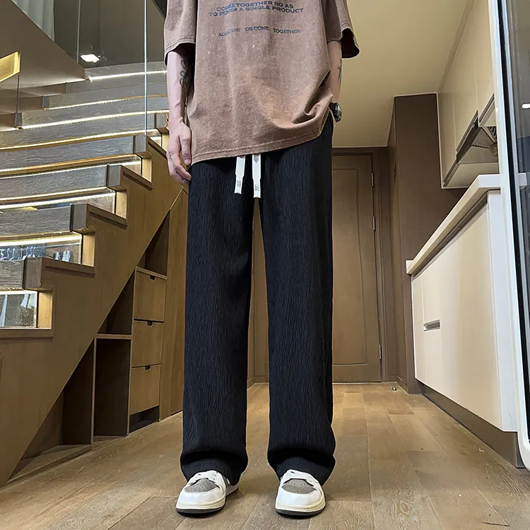 WOLF CODE Casual Pants Unisex Apricot-8