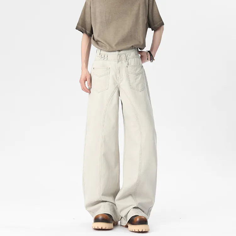 WOLF CODE Cargo Pants Unisex Apricot-2