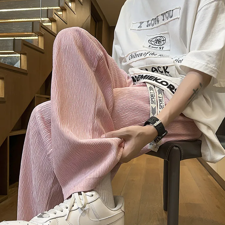 WOLF CODE Casual Pants Unisex Apricot-17