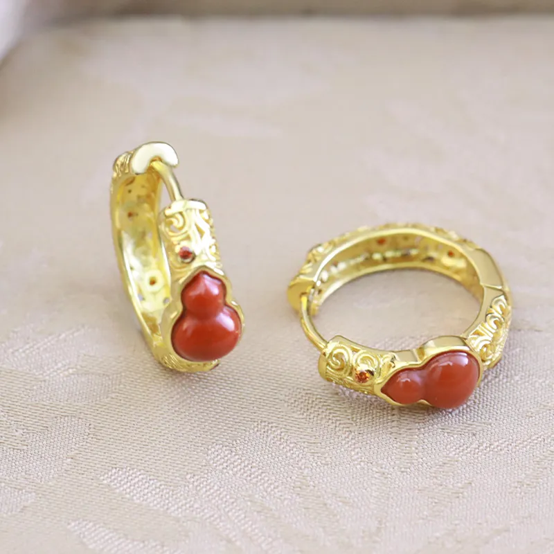 Heng Tai Jewelry Agate Earrings Women's-2