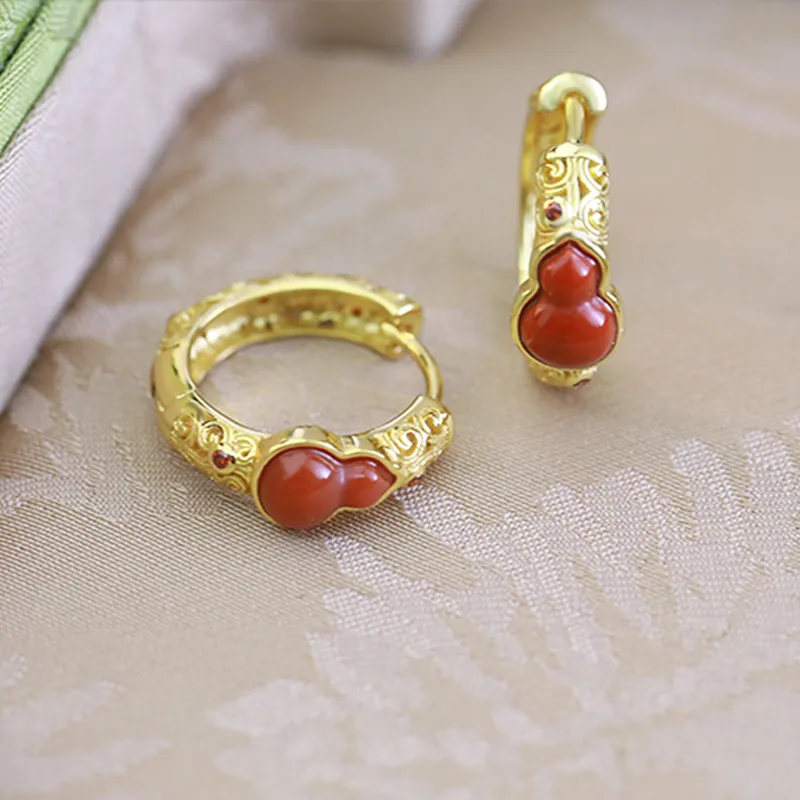 Heng Tai Jewelry Agate Earrings Women's-3