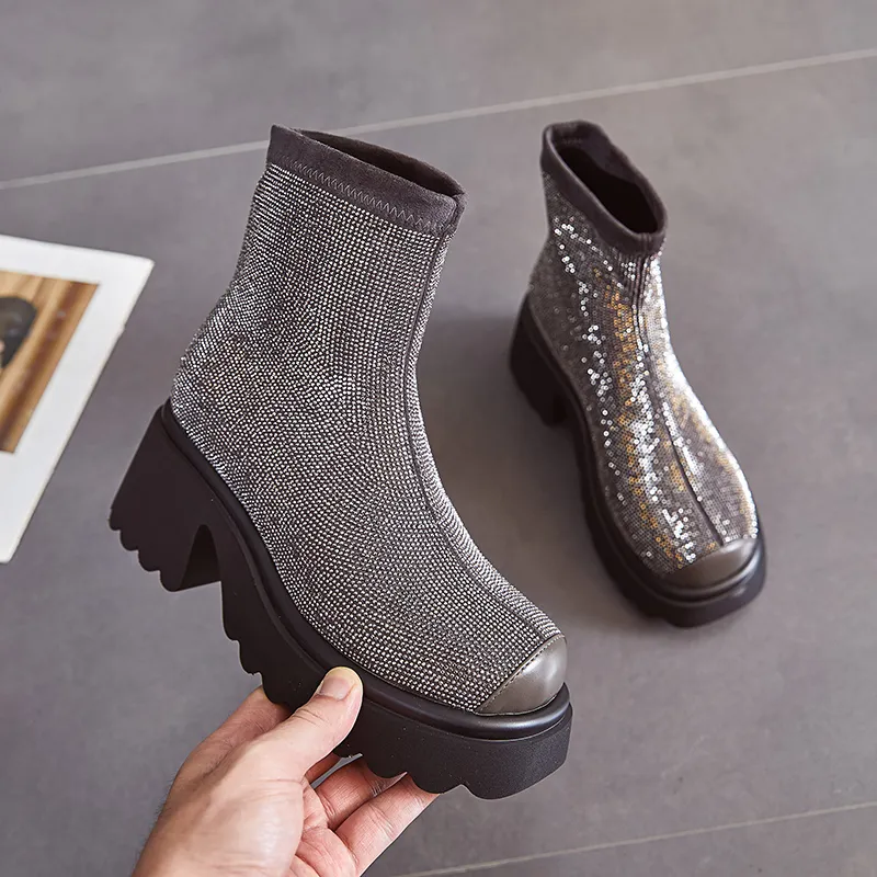 POOQ Ankle Boots Women's-4