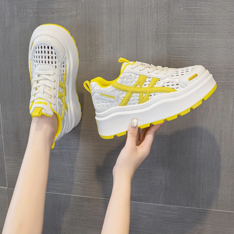 POOQ Low Top Casual Shoes Women's-6