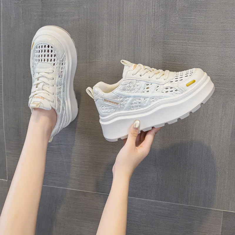 POOQ Low Top Casual Shoes Women's-4