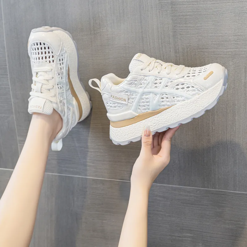POOQ Low Top Chunky Sneakers Women's-1